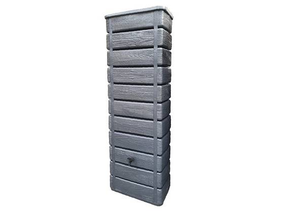 Belli - Récupérateur d'eau de pluie 300L mural collecteur inclus imitation bois - BELLI - Image 4