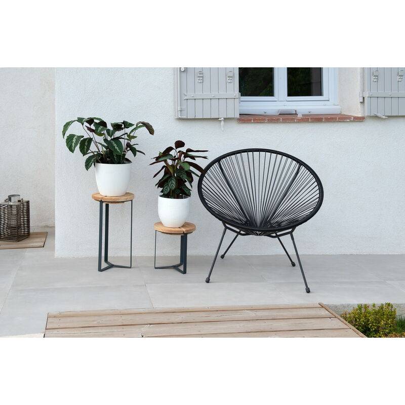 Louis Moulin - Sellette industrielle fer anthracite - Image 9
