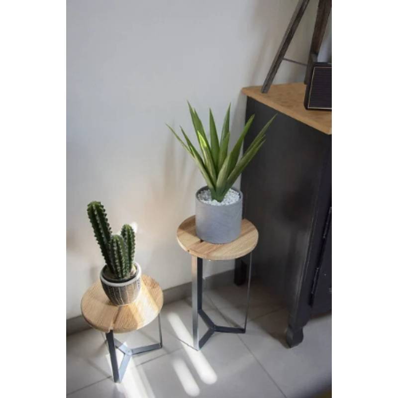 Louis Moulin - Sellette industrielle fer plat anthracite - Imagen 6