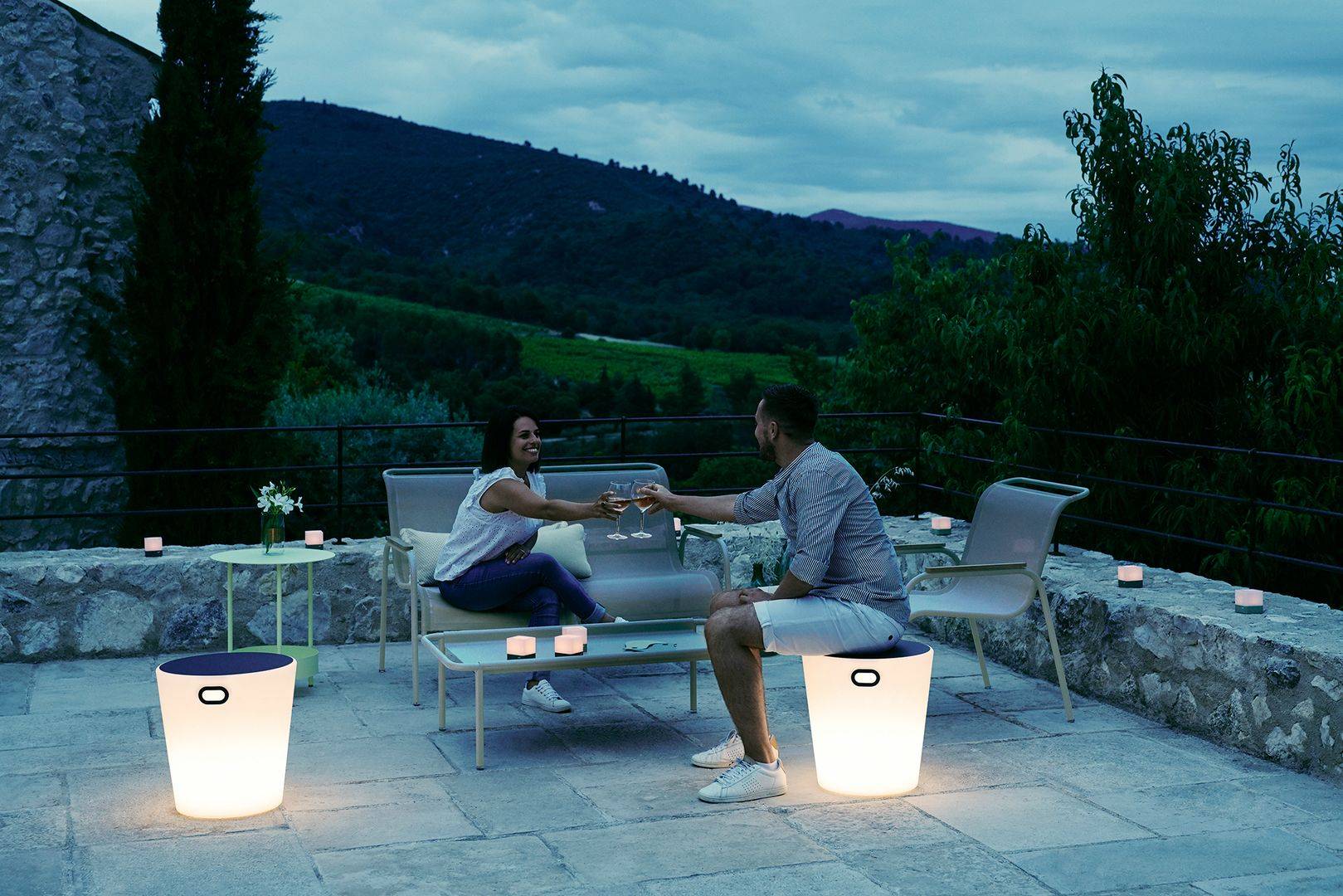Fermob - Tabouret Lumineux - FERMOB - Imagen 2