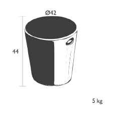 Fermob - Tabouret Lumineux - FERMOB - Imagen 9