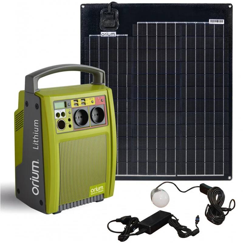 AIC International - Pack Station d'énergie portative IZYWATT 288 + panneau souple - Image 1
