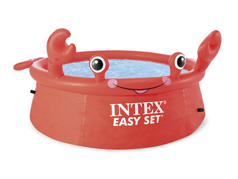 Intex - Piscina inflable Happy Crab PVC Rojo Ø 183 cm 26100EH - INTEX - Imagen 5