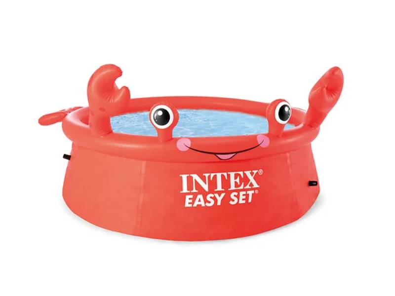 Intex - Piscina inflable Happy Crab PVC Rojo Ø 183 cm 26100EH - INTEX - Imagen 6