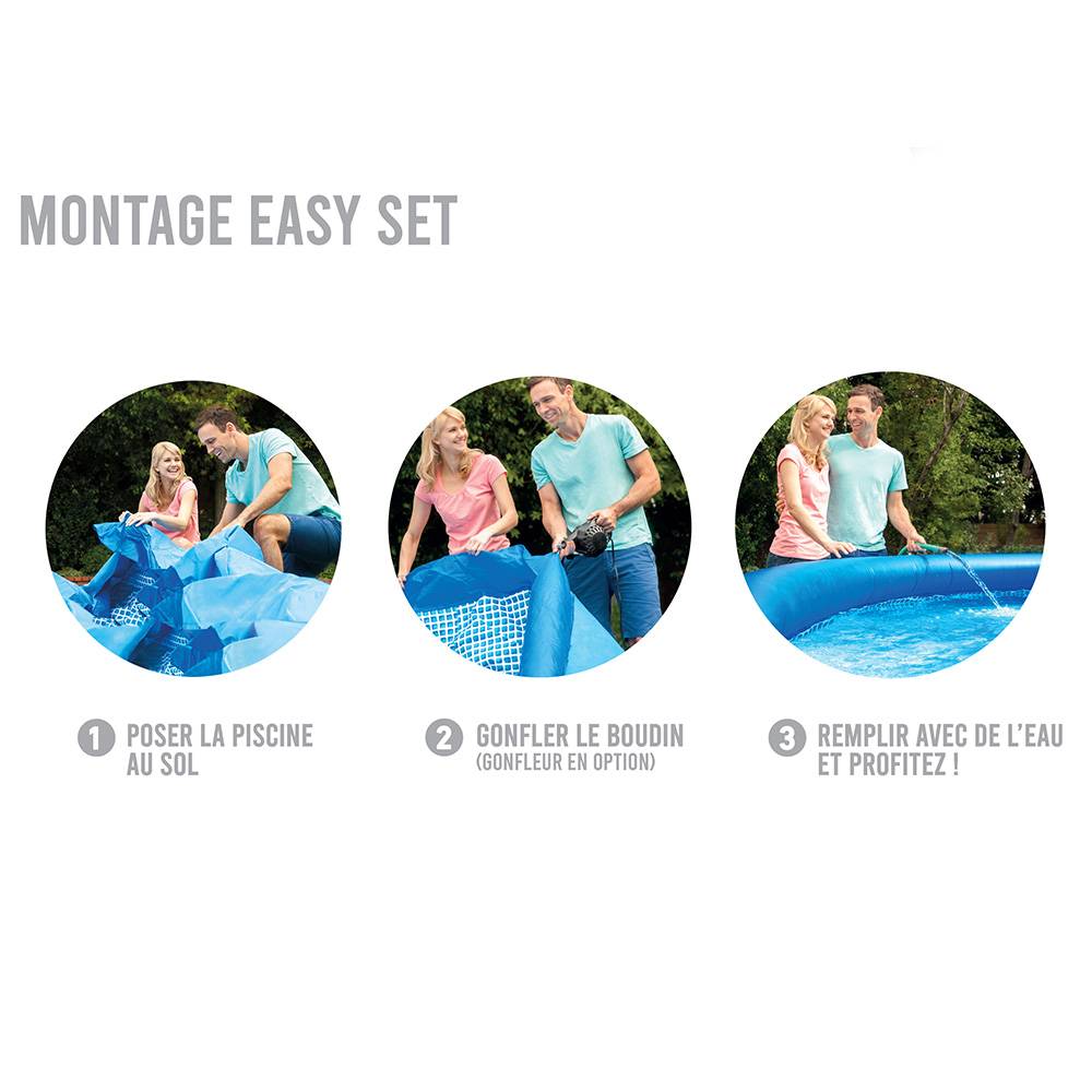 Intex - Piscine autoportante PVC Bleu - INTEX - Image 2
