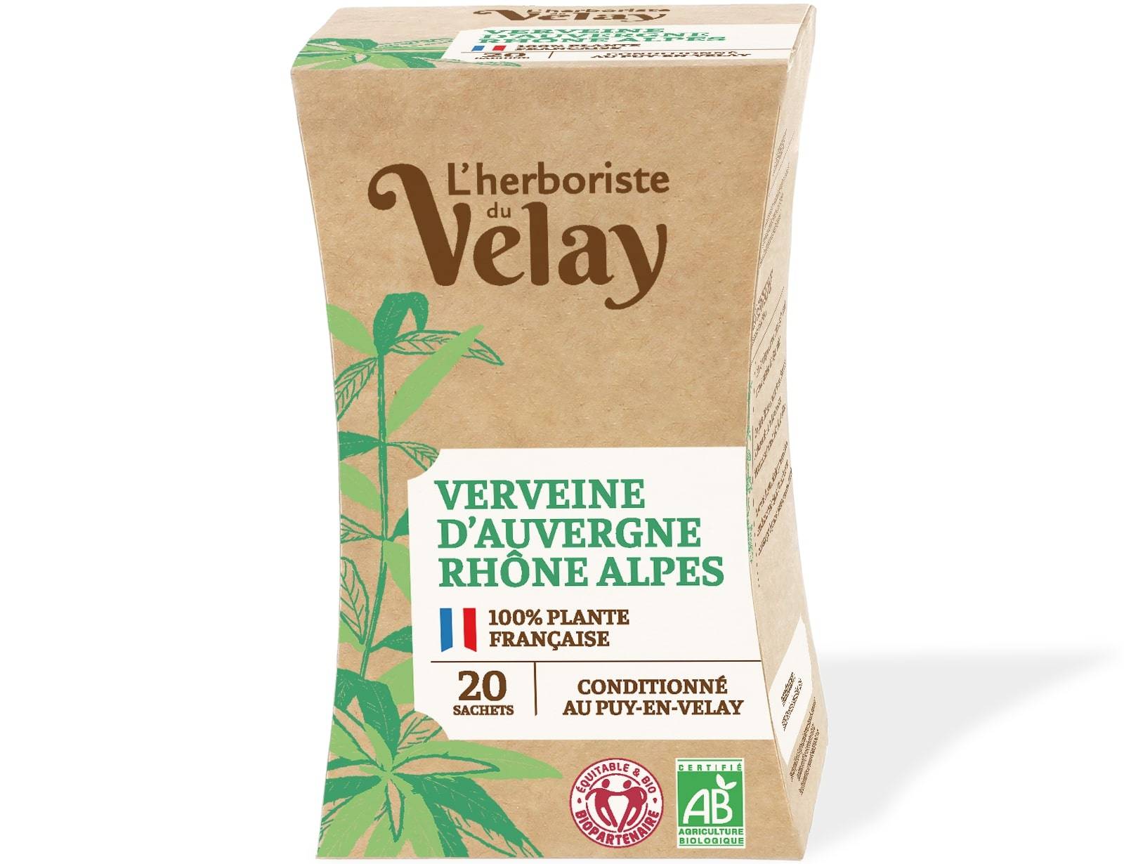 Herboriste du Velay - Infusión BIO verbena x20 - L'Herboriste du Velay