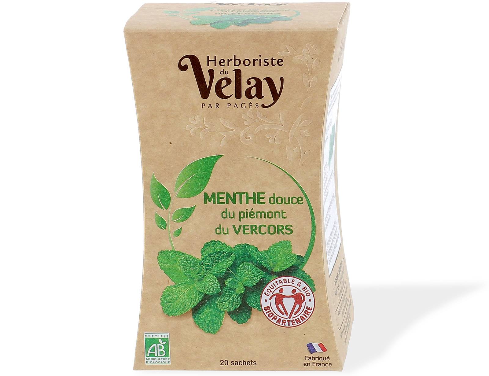 Herboriste du Velay - Infusion BIO menthe x20 - L'Herboriste du Velay - Image 2