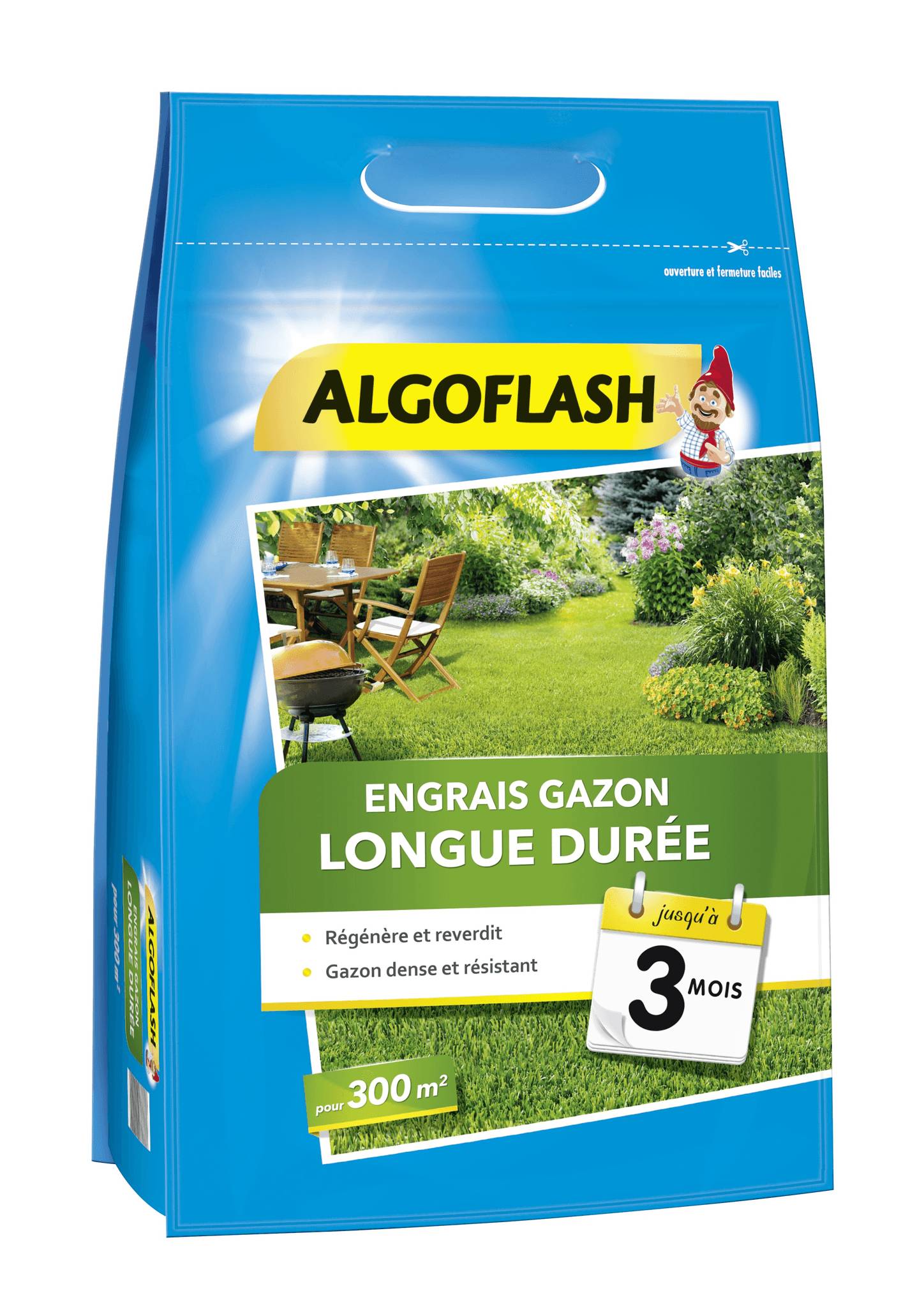 Algoflash - Algoflash - Engrais Gazon Longue Durée 3 mois 9 kg