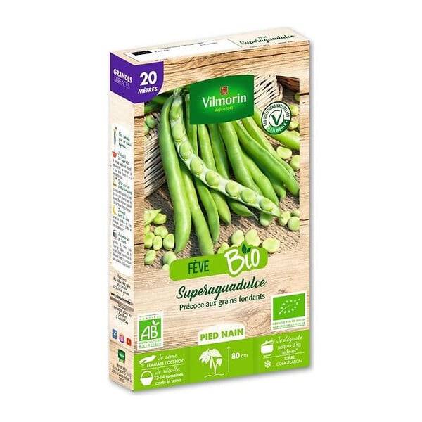 Vilmorin - Fève superagualdulce Bio série 20m sachet graines 210 g - Vilmorin - Image 1