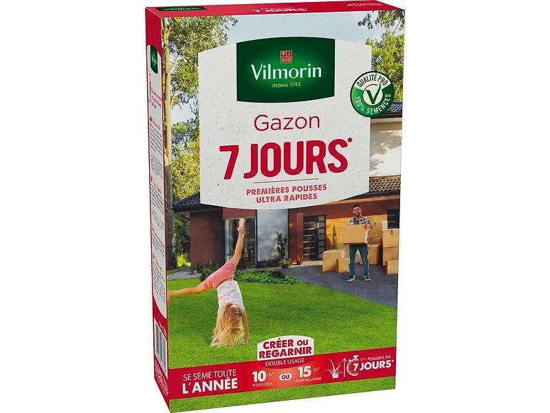 Vilmorin - Gazon 7 jours boîte 250 g - VILMORIN - Image 3