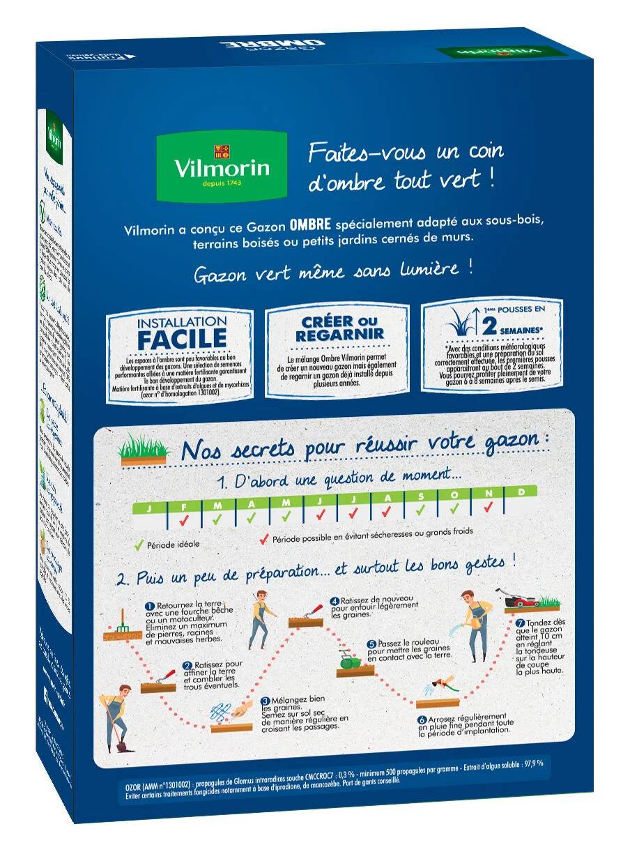 Vilmorin - Gazon Ombre 250g - VILMORIN - Image 3