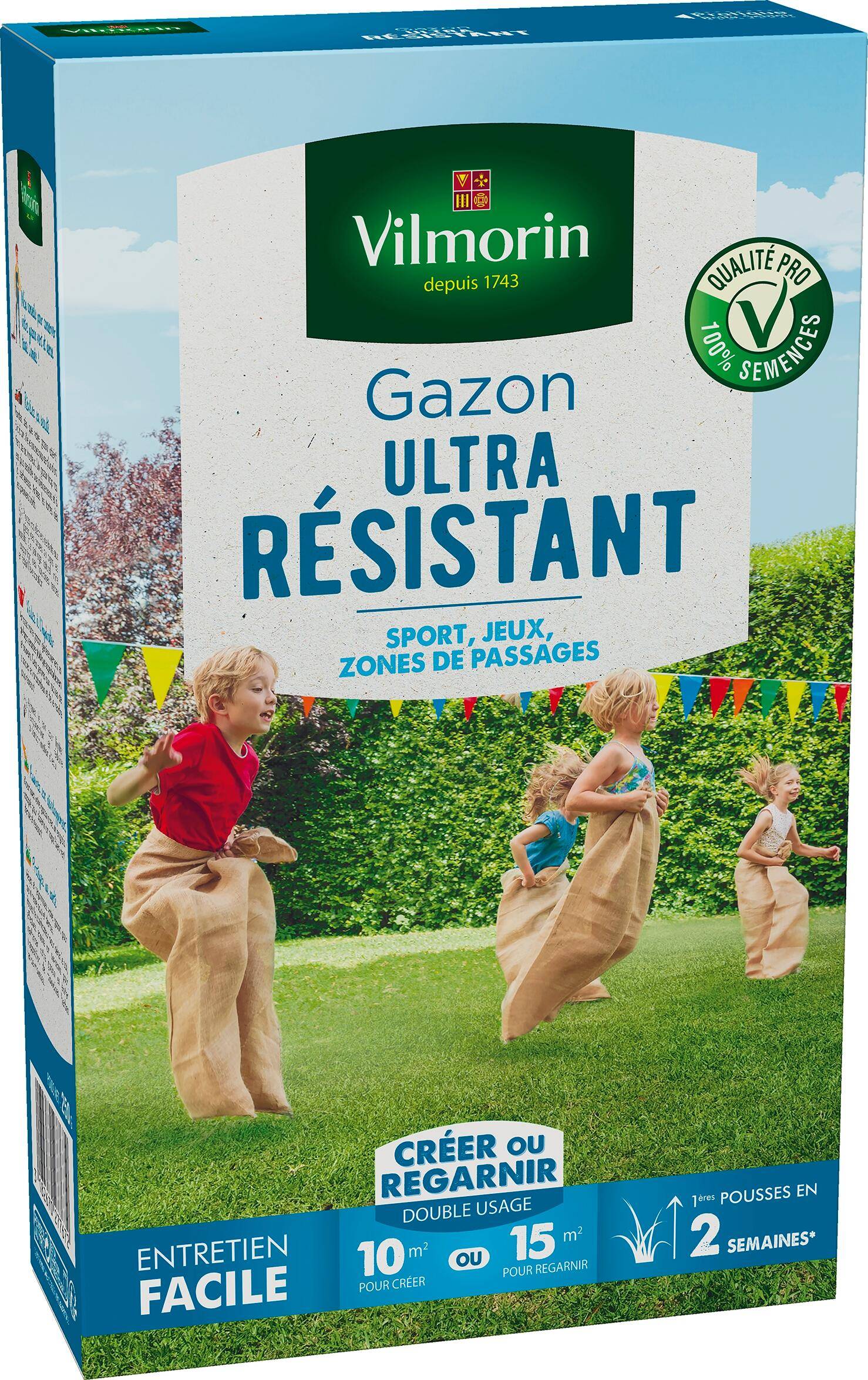 Vilmorin - Gazon ultra résistant 250g - VILMORIN - Image 2