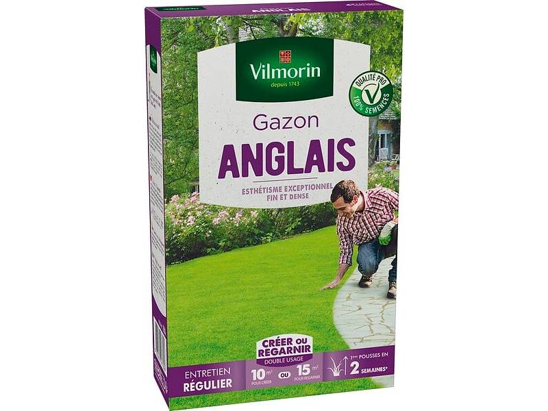 Vilmorin - Gazon Anglais Boîte 250g – VILMORIN