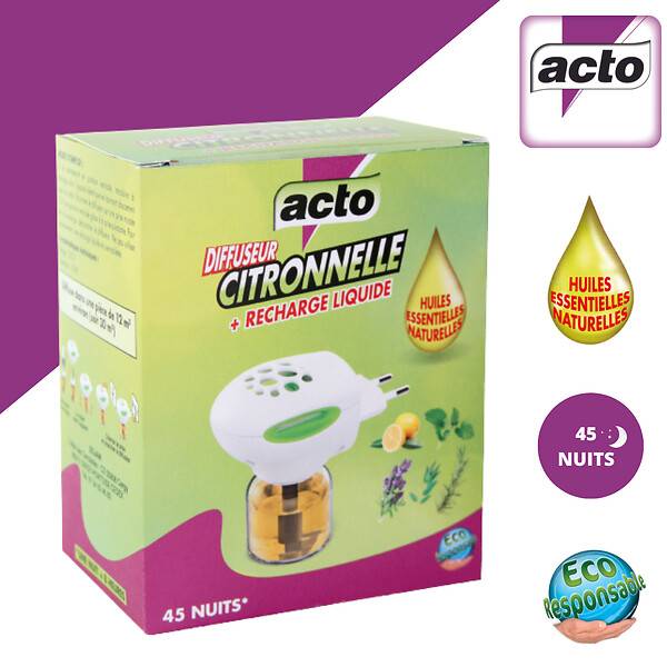 Acto - Diffuseur électrique citronnelle ACTO - Imagen 5
