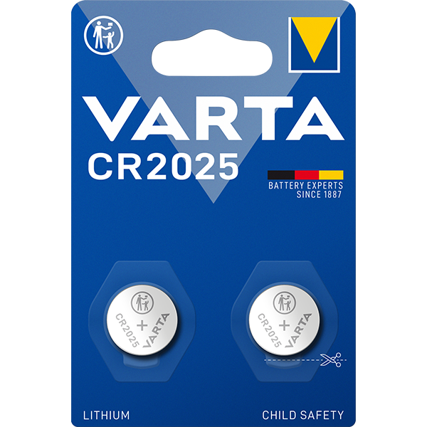 Piles Lithium CR2025 3 V - VARTA