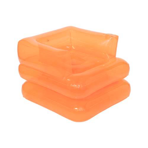 Sunnylife - Fauteuil de plage gonflable pliant orange néon - Image 2