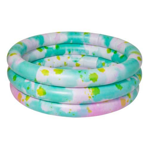 Sunnylife - Pataugeoire ronde gonflable Tie and Dye en pvc - Imagen 1