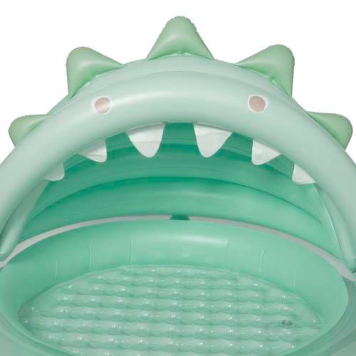 Sunnylife - Pataugeoire dinosaure gonflable pvc - menthe glacée - Imagen 2