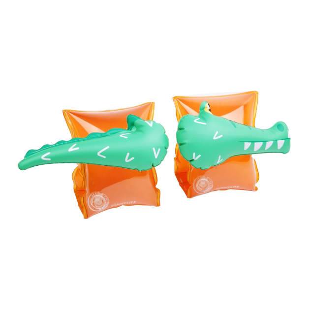 Sunnylife - Manguitos hinchables de cocodrilo de PVC - Imagen 1