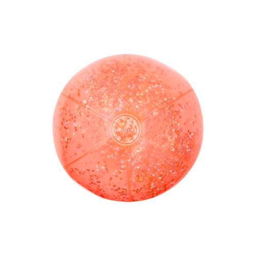 Sunnylife - Ballon gonflable corail à paillettes en pvc Ø.35 cm - Image 1