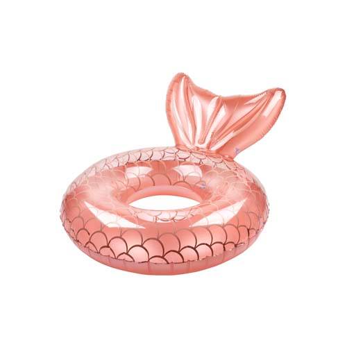 Bouée ronde rose queue de sirène L.1,30 x l.1,10 x H.0,60 m - Image 1