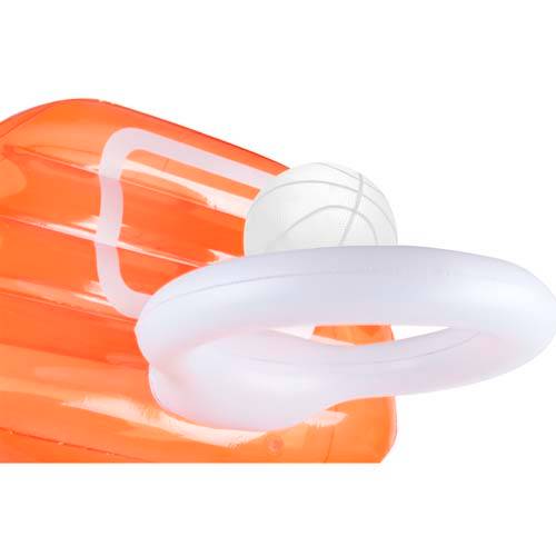 Sunnylife - Panier de basket gonflable avec balle - néon corail - Image 2