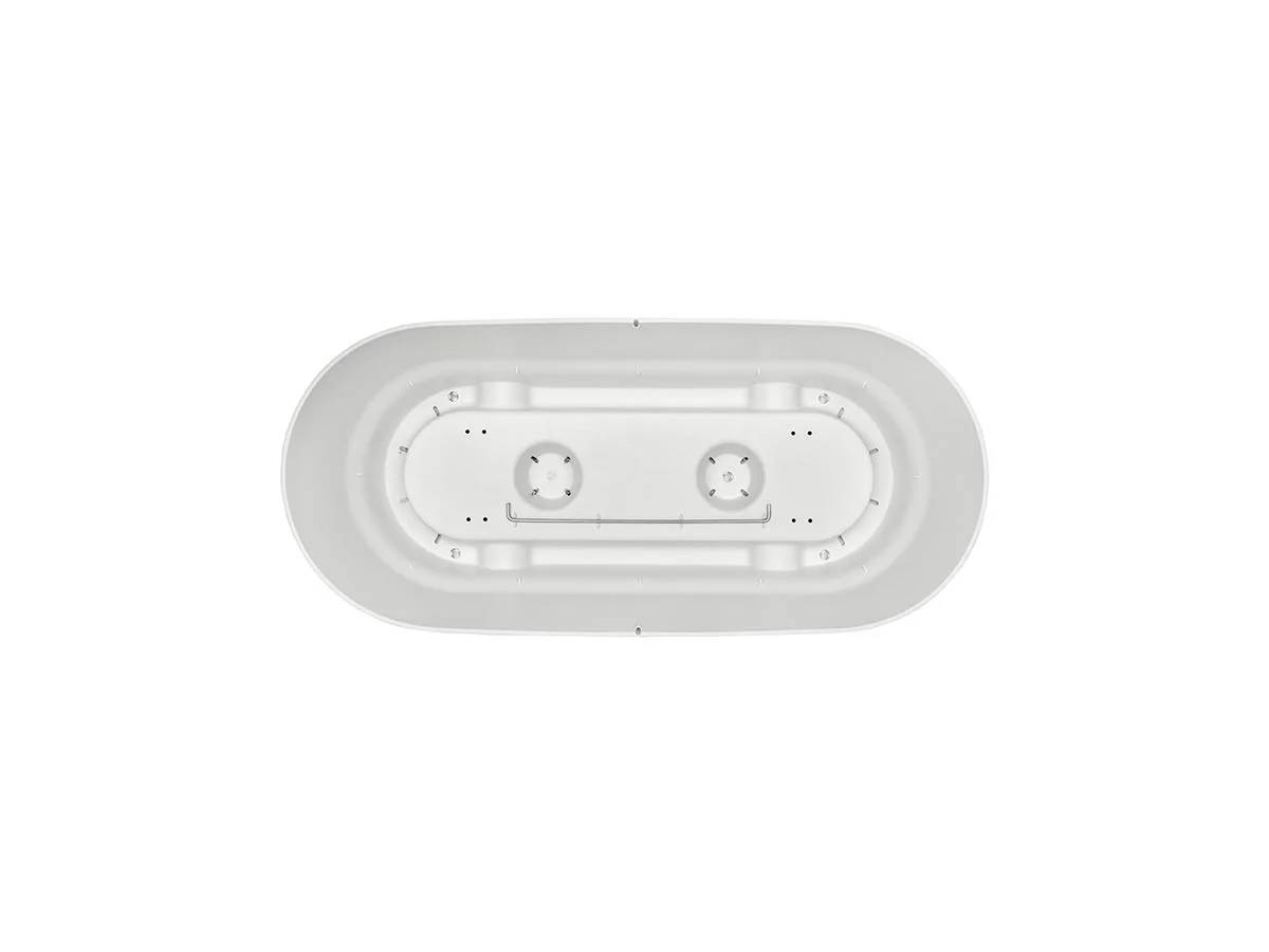 Jardinière ovale polypropylène blanc 60 x 26 x 24,4 cm - ELHO - Imagen 7