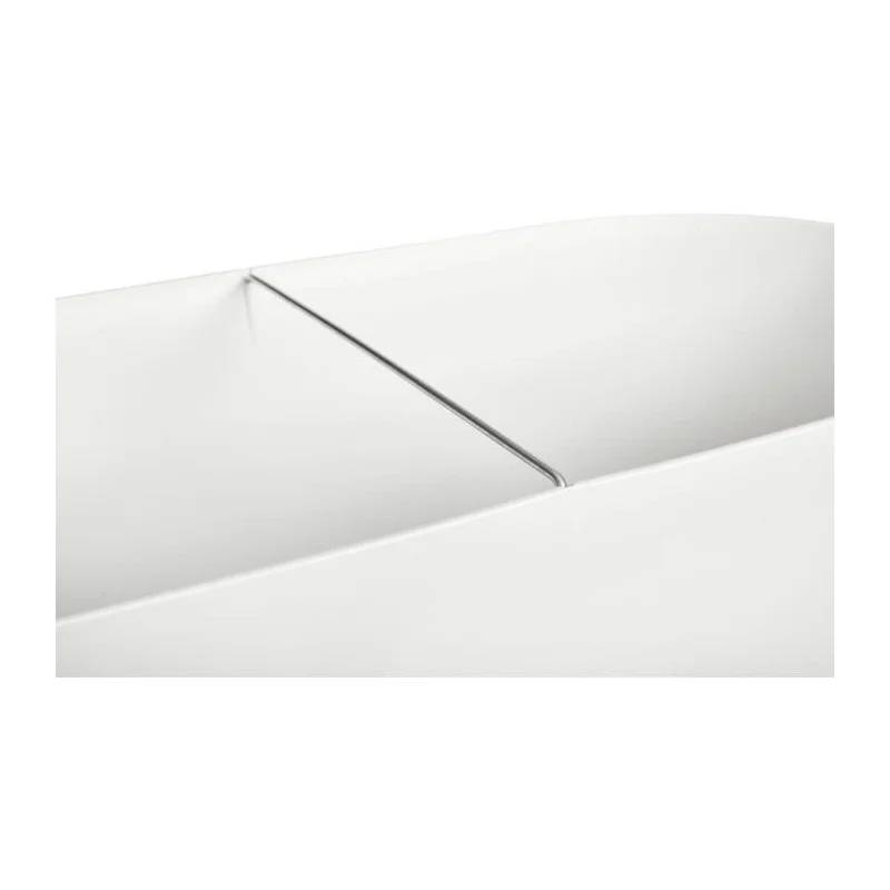 Jardinière ovale polypropylène blanc 60 x 26 x 24,4 cm - ELHO - Imagen 4