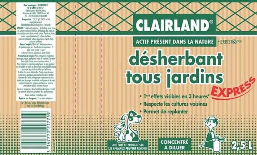 Clairland Biocontrôle - Désherbant concentré 2,5 L - Clairland Biocontrôle - Imagen 3