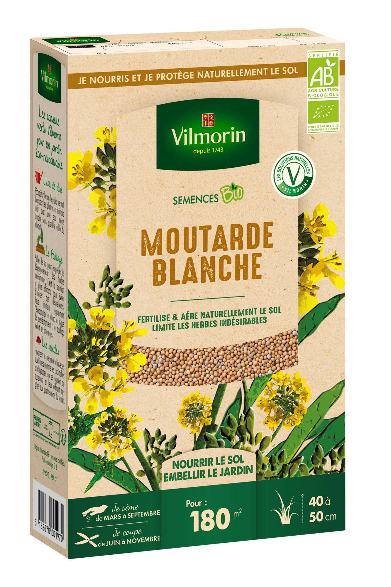 Graines de moutarde blanche BIO 375g – VILMORIN - Image 5