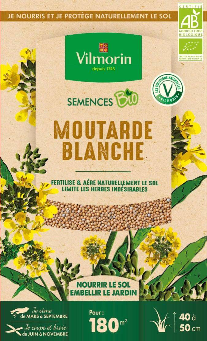 Graines de moutarde blanche BIO 375g – VILMORIN