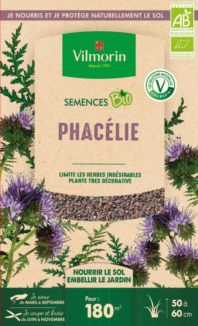 Graines de Phacélie Bio 375g – VILMORIN