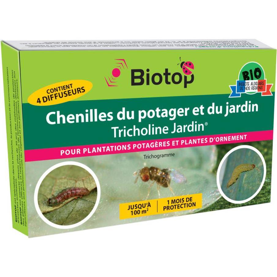 Greenapy - Tricholine Jardin anti-chenilles Trichogramma spp. boîte de 4 diffuseurs - Greenapy - Image 2