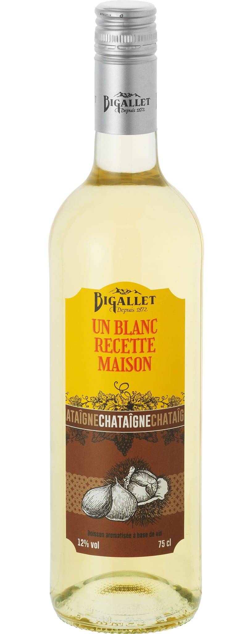 Bigallet - Vin blanc châtaigne 12% 75 cl - Bigallet