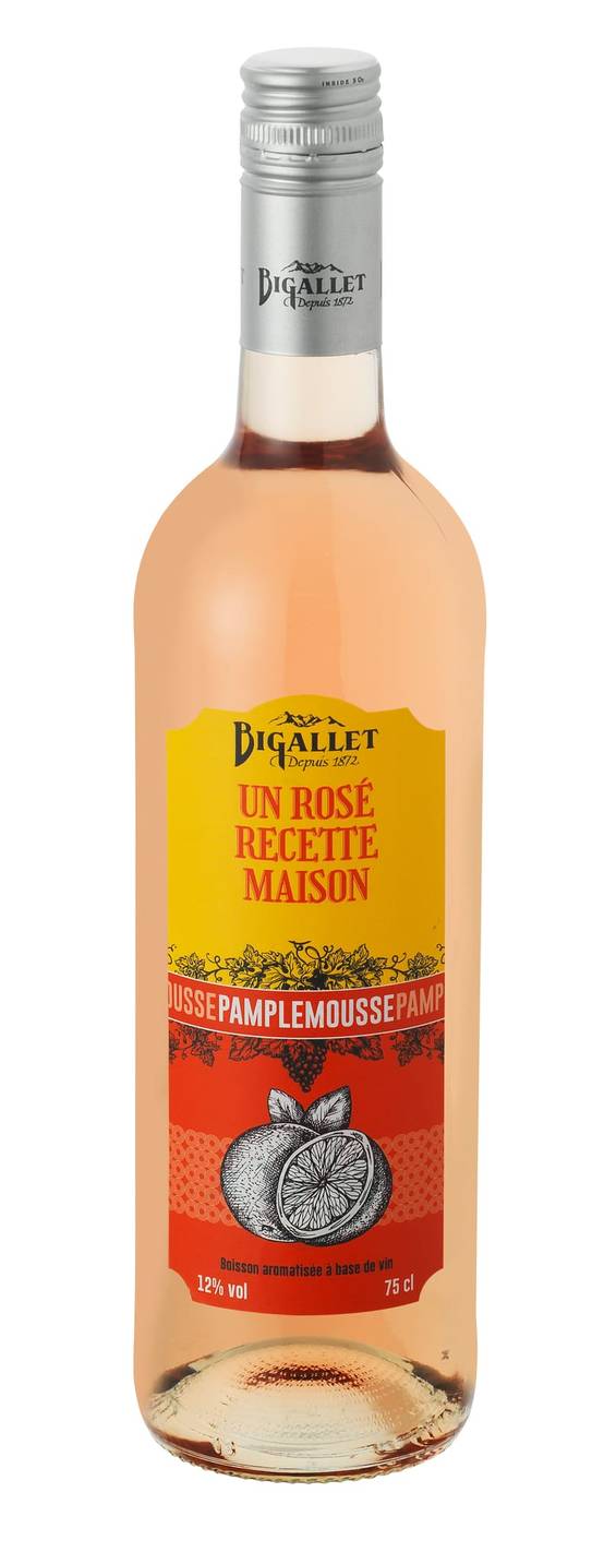 Bigallet - Rosé pamplemousse 12° 75 cl - Bigallet