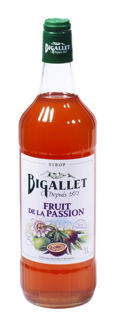 Bigallet - Sirop fruit de la passion 1 L- Bigallet