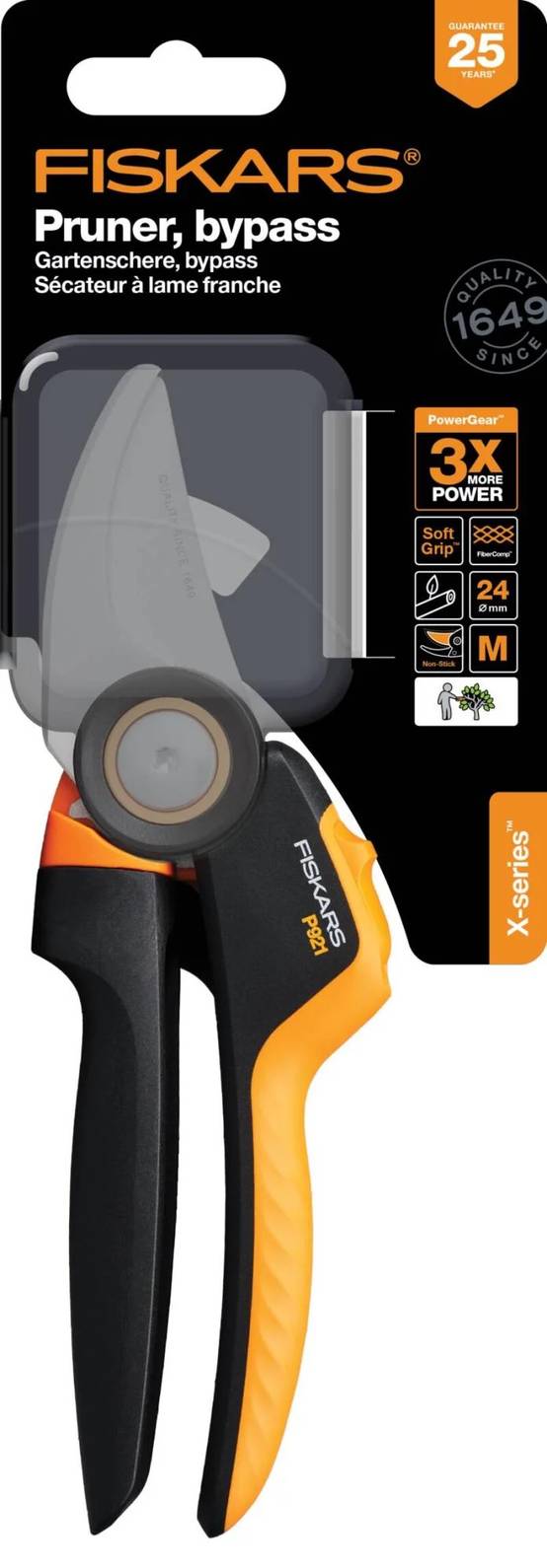 Fiskars - Sécateur à lame franche X-series™ M (P921) - Fiskars - Image 7