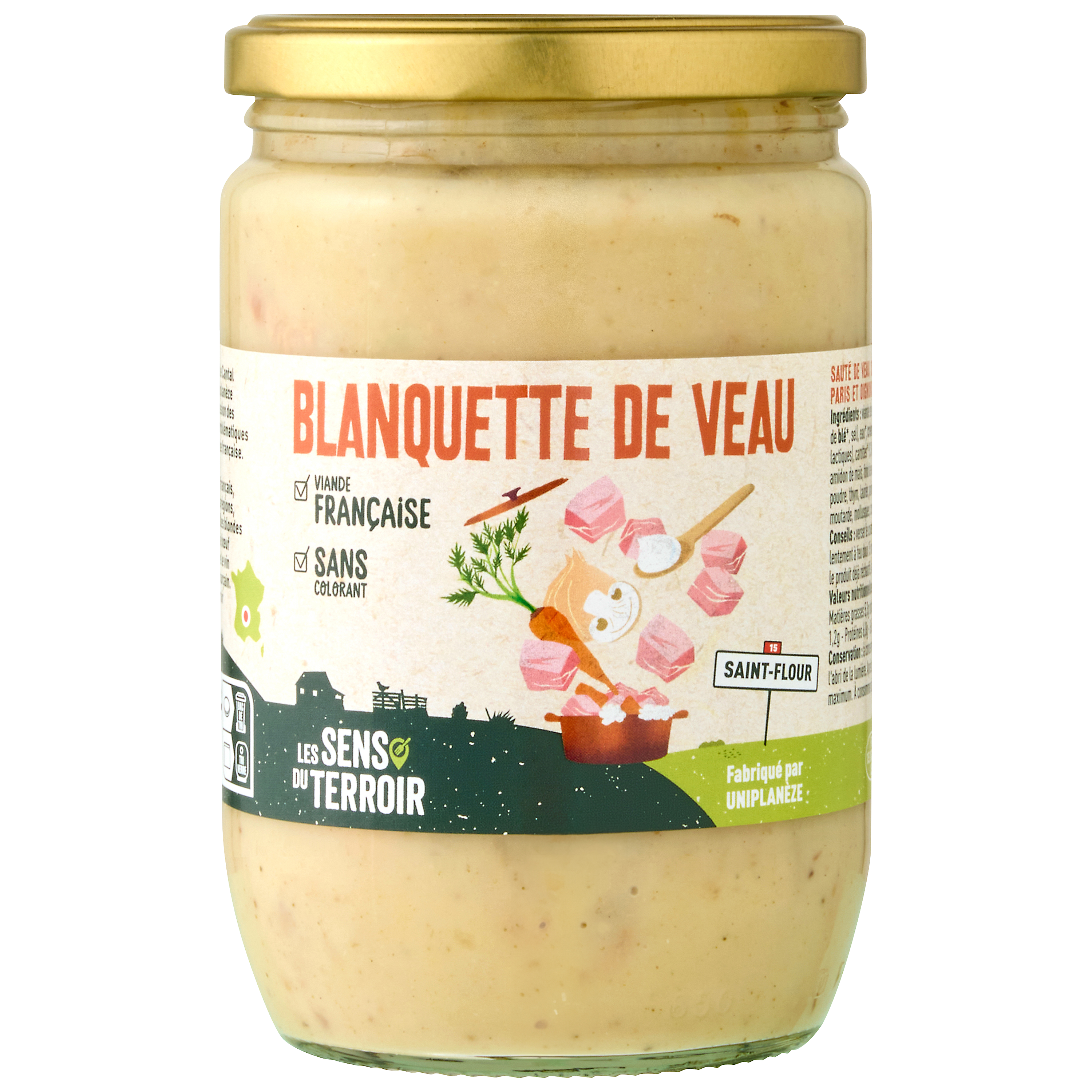 Les Sens du Terroir - Blanquette de veau 580 g - Les Sens du Terroir