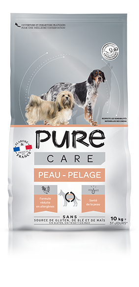 Pure - Croquettes chien peau/pelage 10kg - Pure Care