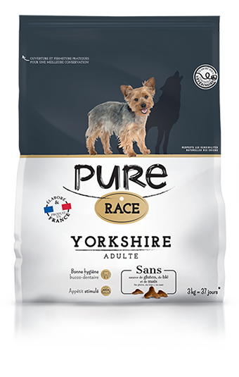 Pure Race - Croquettes chien Yorkshire 3kg - Pure Race
