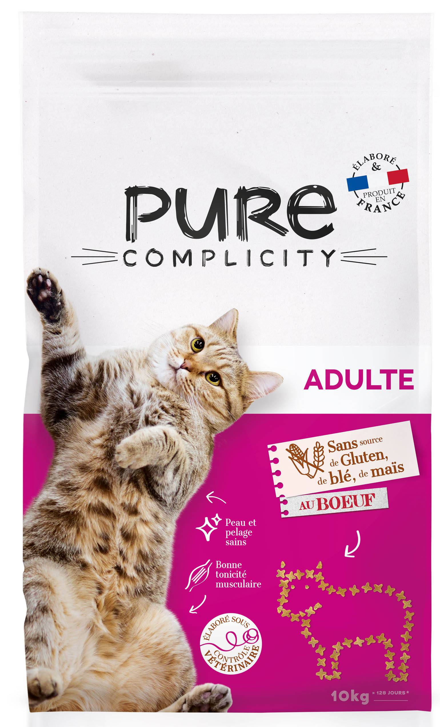 Pure Complicity - Croquettes chat au boeuf 10kg - Pure Complicity