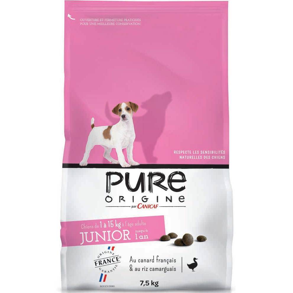 Pure Origine - Croquetas cachorro pequeña/mediana tamaño pato 7,5kg - Pure Origine