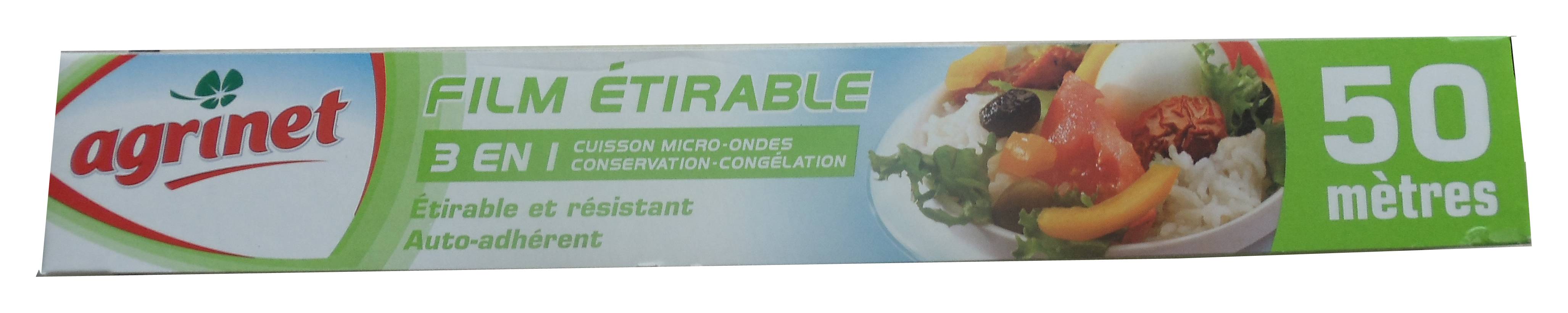 Agrinet - Film transparent étirable L. 50 m x l. 30 cm - Agrinet