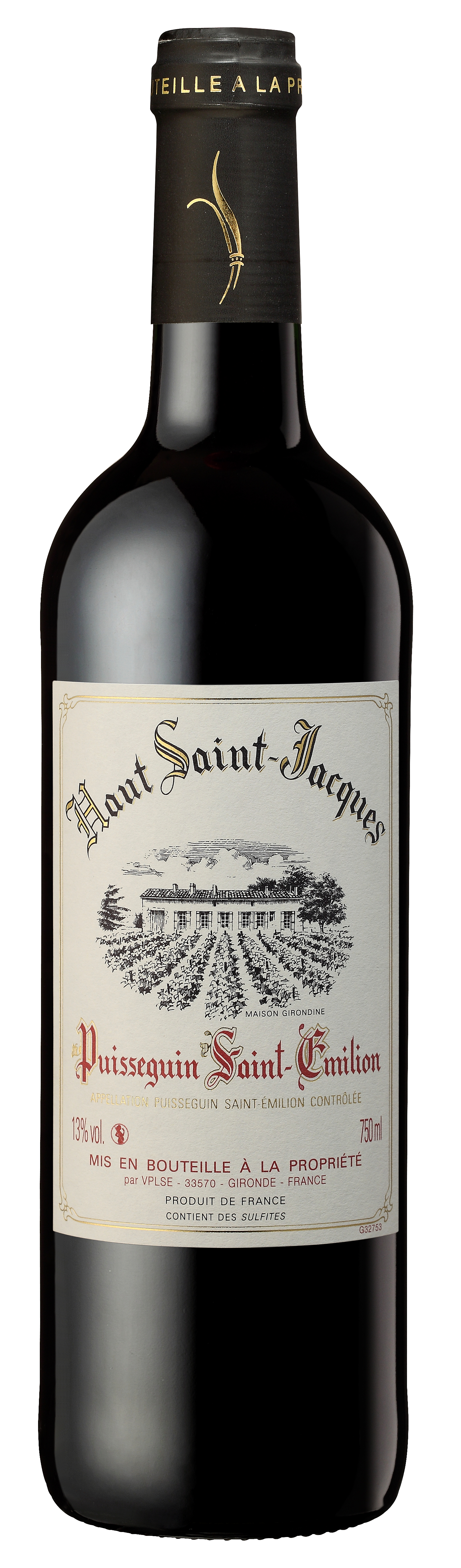 Puisseguin Lussac - Haut Saint Jacques Puisseguin Saint-Emilion 75 cl
