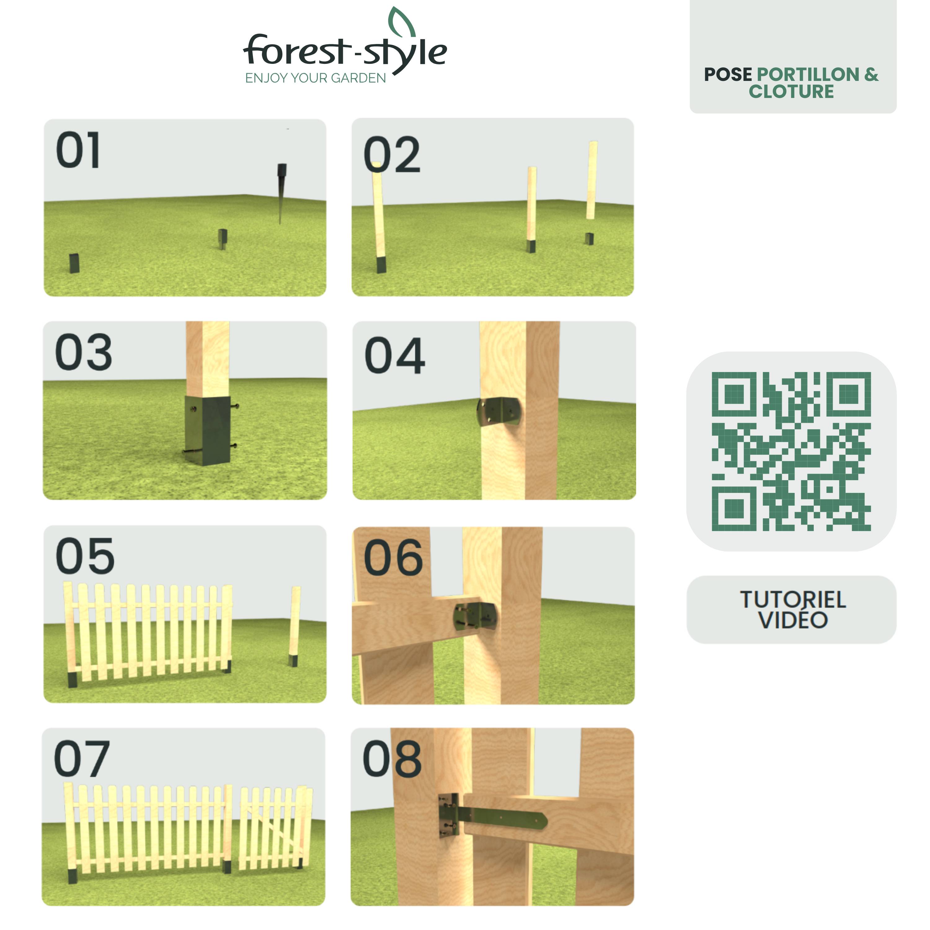 Cerland - Clôture Jardin Bois - Cerland - Imagen 3