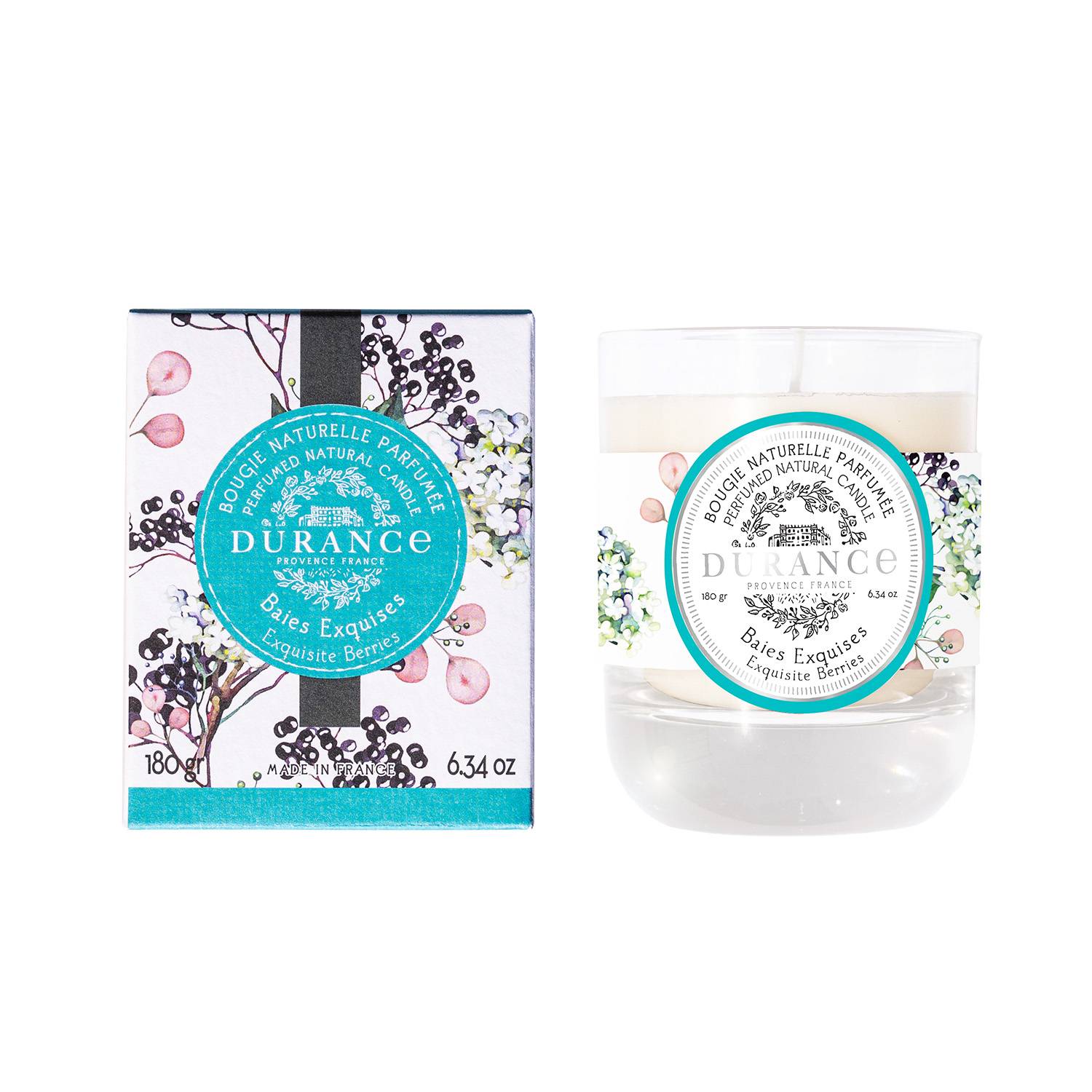 Durance - Une bougie au parfum délicieux et élégant de fruits rouges