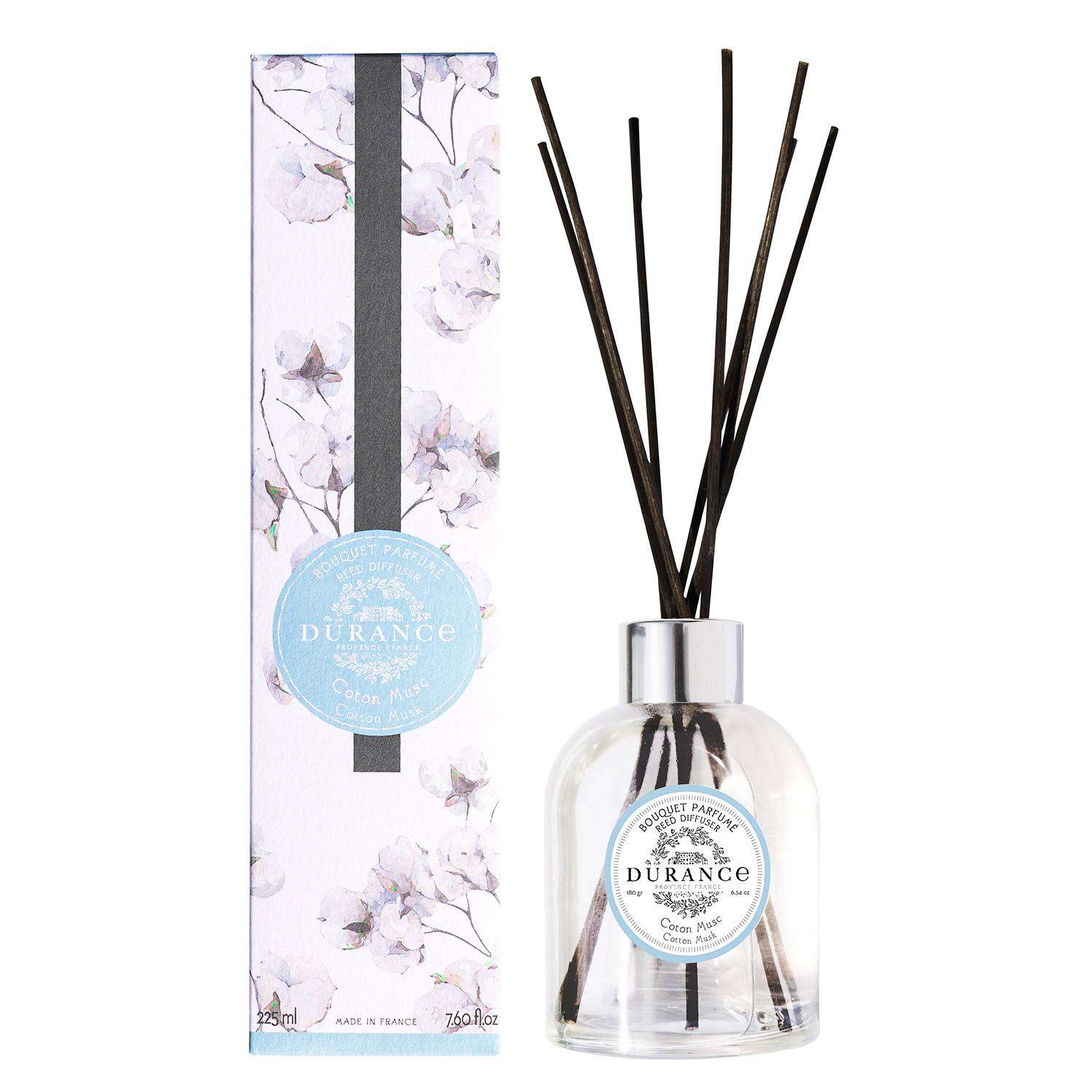 Durance - Bouquet parfumé Coton Musc 225 mL