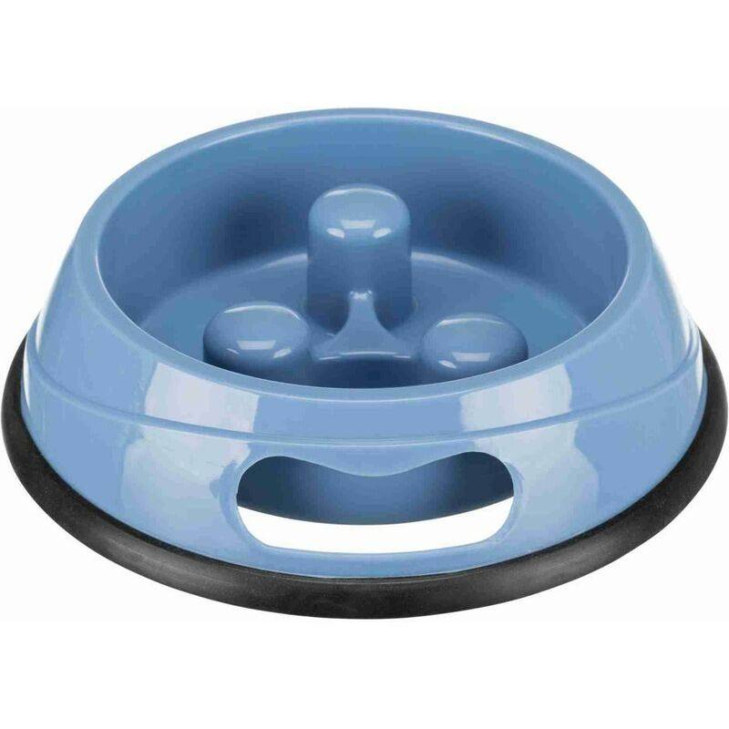 Écuelle Slow Feed plastique bleu Ø20 cm modèle 25031 - Trixie - Imagen 1