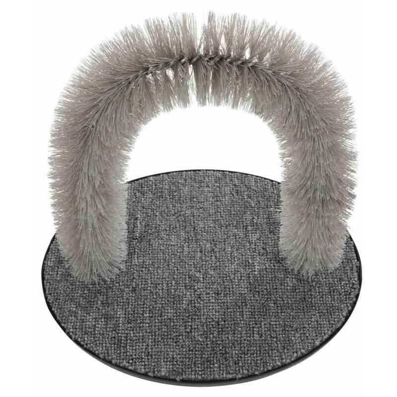 Arc de massage et soins du pelage polypropylène gris L.36 cm-P.33 cm pour chat - Trixie - Imagen 4