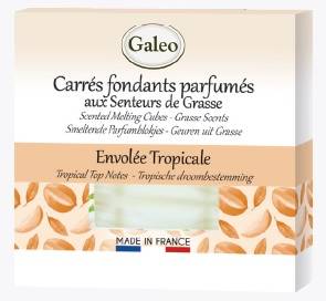 Galeo - Galeo - Carrés fondants parfumés - Envolée Tropicale - x9 carrés - Imagen 1